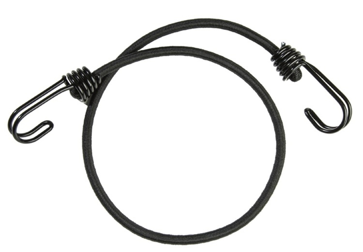 Stretch Packing straps with hooks, Set of 4, HOOK BUNGEES, 60 cm, Black in the group Storage / Storage room and garage at SmartaSaker.se (40540)