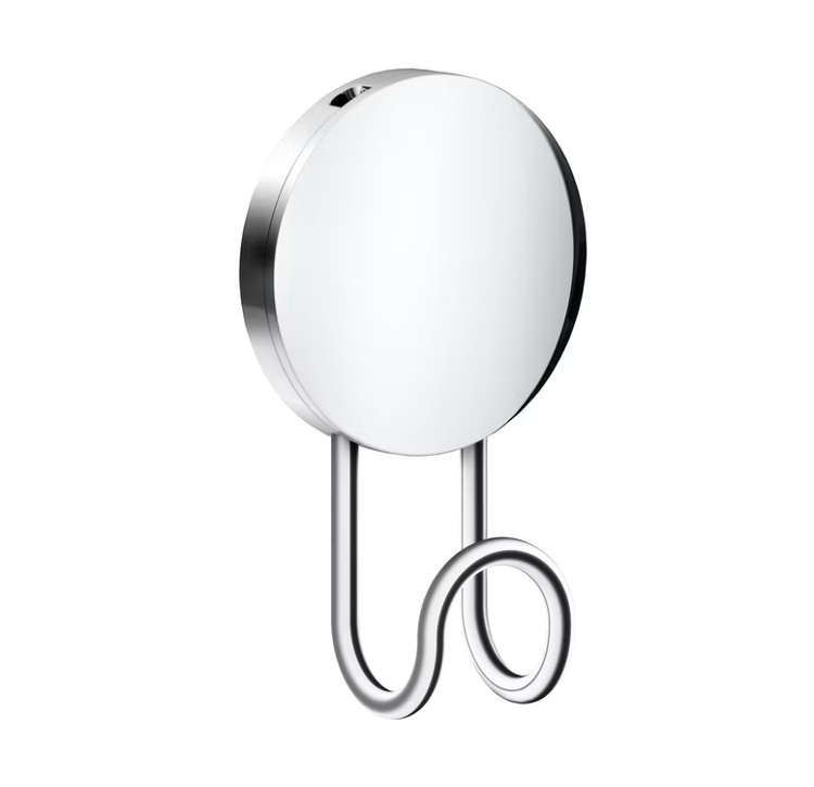  Towel hook, Self-adhesive, BESLAGSBODEN, 5,5 x H 9 cm, Chrome in the group Storage / Magnets and adhesives / Self-adhesive hooks at SmartaSaker.se (40548)