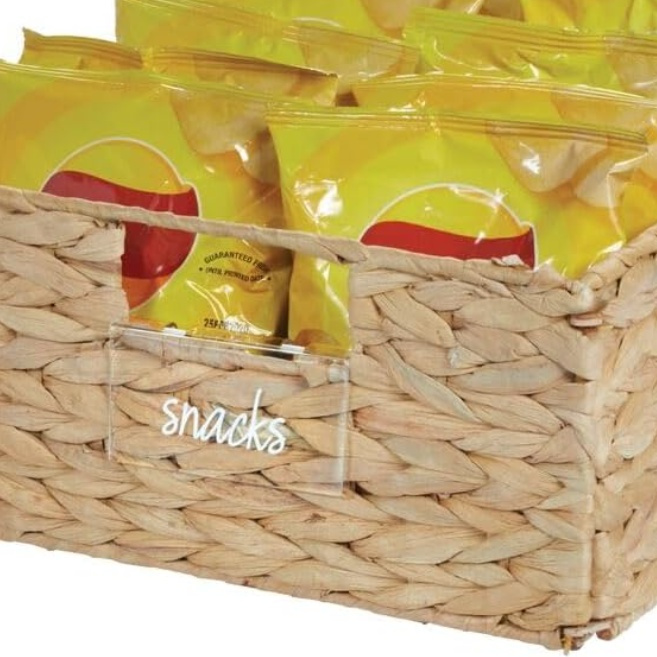 Labels Clips, 3 pieces, THE HOME EDIT BIN CLIPS, Transparent in the group Storage / Magnets and adhesives / Signs and labels at SmartaSaker.se (40560)