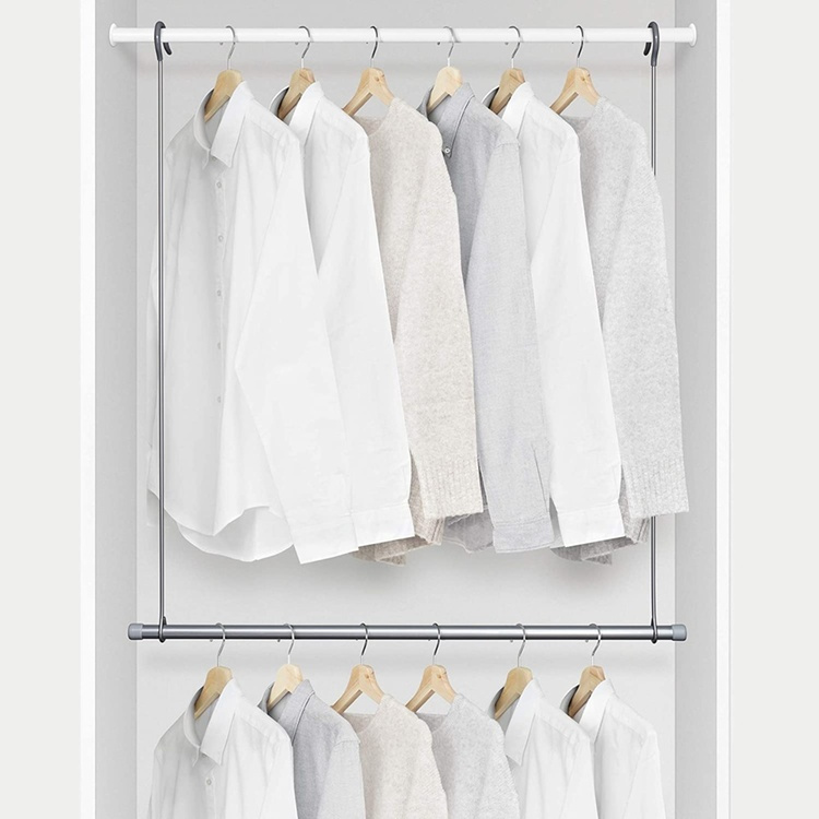 Extra Wardrobe Bar, Metal, WARDROBE BAR, 77 x H 85 cm, Silver in the group Storage at SmartaSaker.se (40580)