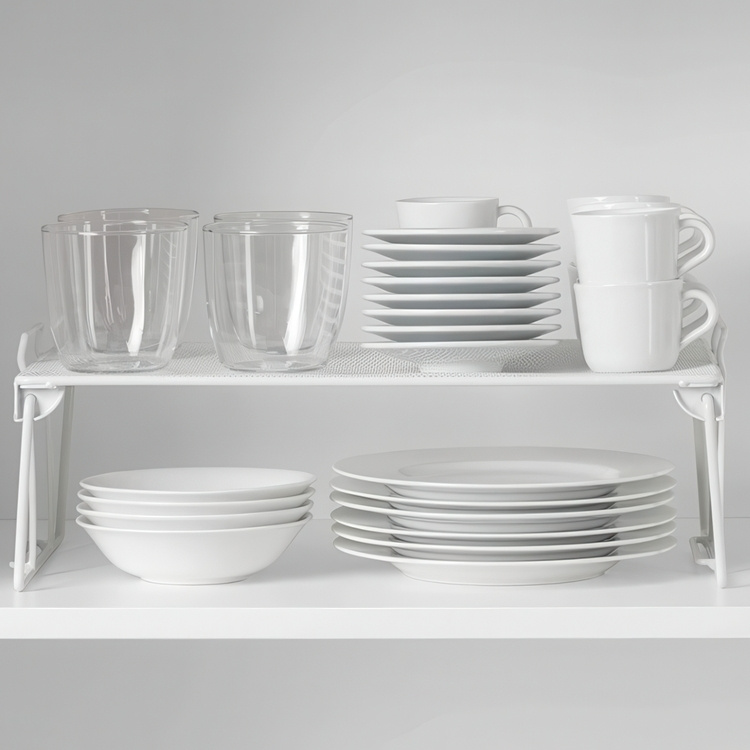 Extra shelf for cabinets, StackableESTANTE APILABLE, 41 x 25,5 x H 15 cm, White in the group Storage / Kitchen storage / Kitchen cabinet organizers at SmartaSaker.se (40589)