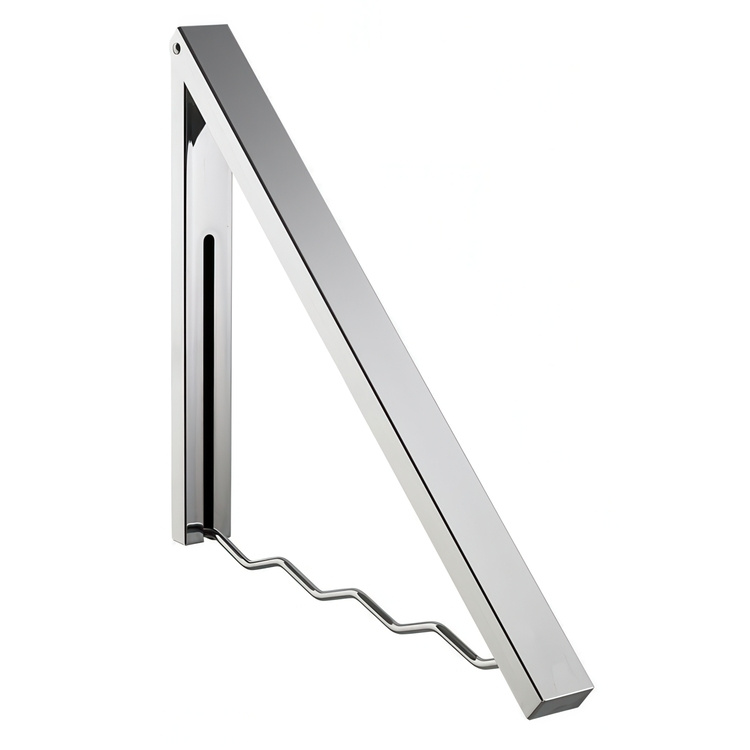 Folding hanger in metal, ALBERT KLAPPGARDEROBE, Silver in the group Storage / Wardrobe storage / Hangers and hooks at SmartaSaker.se (40635)