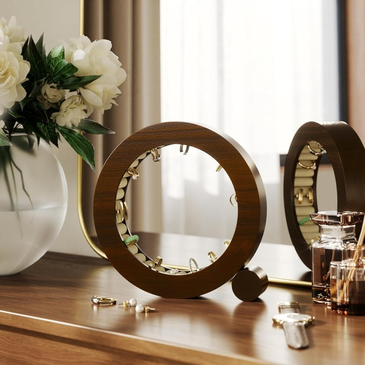 Storage for rings / earrings, UMBRA FERRIS JEWELRY ORGANIZER, Ø 19,1 cm in the group Storage / Bedroom storage / Jewelry storage at SmartaSaker.se (40651)