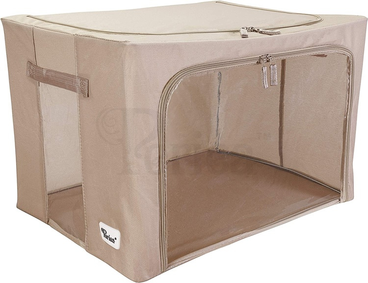 Storage box, BEAU LARGE, 53 x 41 x H 35,5cm , Camel Beige in the group Storage / Wardrobe storage / Sorting boxes at SmartaSaker.se (40661)