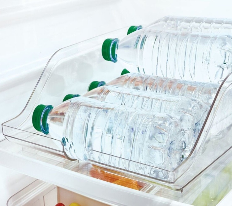 Fridge Storage, RPET CRISP BEVERAGE BIN, 35,6 x 26,4 x 9,5 cm, Transparent in the group Storage / Kitchen storage / Fridge storage at SmartaSaker.se (40667)