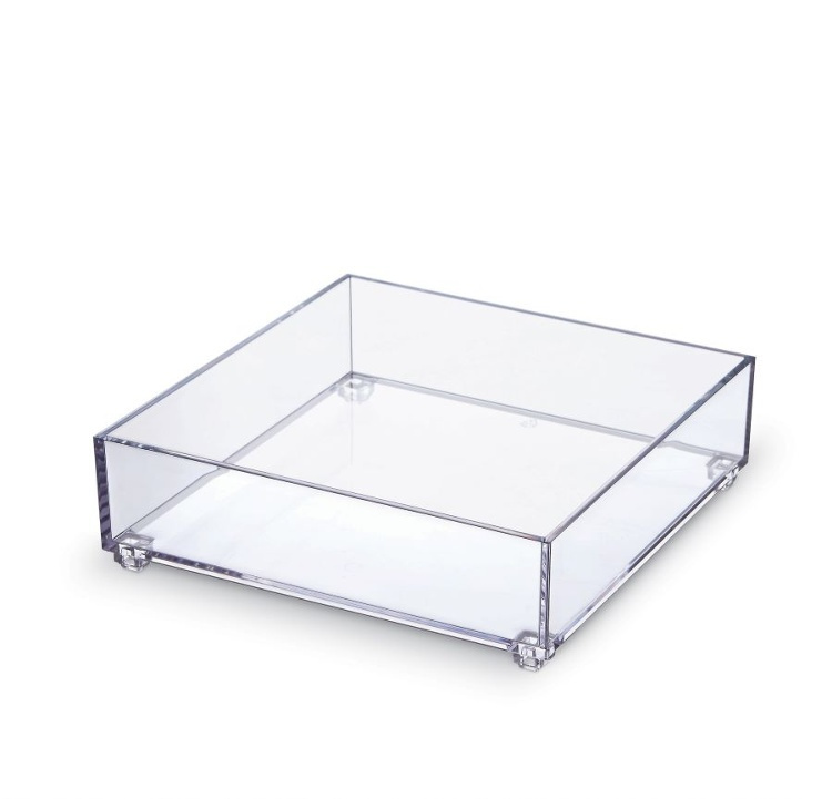 Storage tray, K-SYSTEM SQUARE K5, 19 x 19 x H 5,3 cm, Clear in the group Storage / Storage boxes / Mini organizers at SmartaSaker.se (40688)