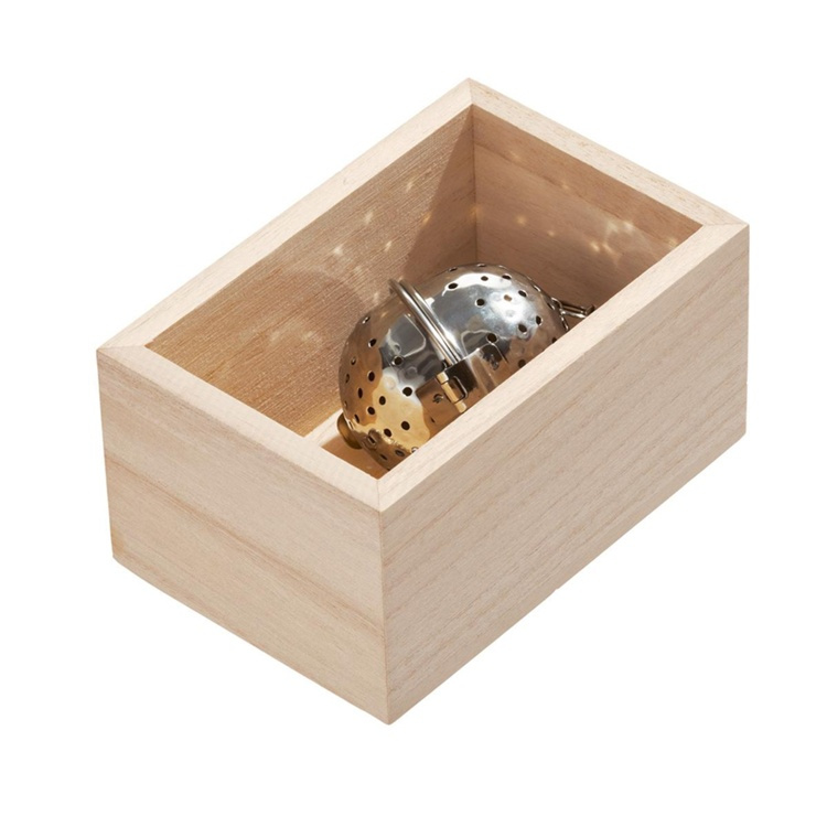 Storage Tray, Small, PAULOWNIA DRAWER ORGANIZER, 8,6 x 12,7 x H 7 cm, Nature in the group Storage / Storage boxes / Mini organizers at SmartaSaker.se (40689)