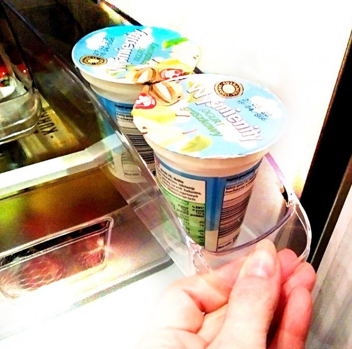 Refrigerator storage tray, FRIGO SMALL, 32 x 7,5 x H 8 cm, Clear in the group Storage / Kitchen storage / Fridge storage at SmartaSaker.se (40690)