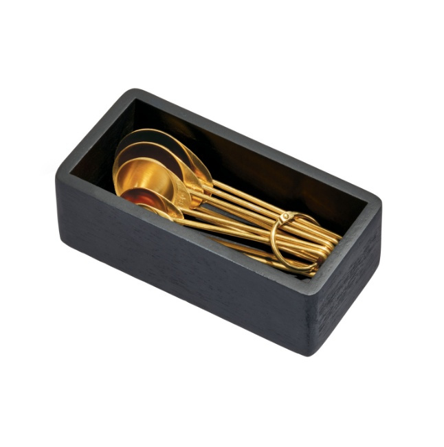 Storage Tray, THE HOME EDIT SMALL DRAWER ORGANIZER, 7,6 x 15,2 x H 5,1 cm, Black in the group Storage / Kitchen storage / Kitchen cabinet organizers / Cutlery drawers at SmartaSaker.se (40708)