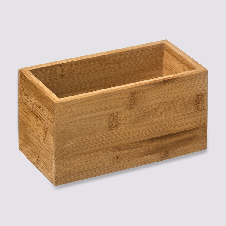 Storage Box in Bamboo, TIDY SMART, 18 x 9,5 x H 9 cm, Nature in the group Storage / Storage boxes / Mini organizers at SmartaSaker.se (40714)
