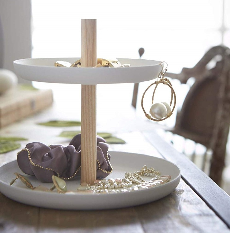  Accessories tray, TOSCA, Yamazaki, White in the group Storage / Bedroom storage / Jewelry storage at SmartaSaker.se (40723)