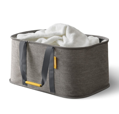 Laundry Basket, Collapsible, HOLD-ALL, Joseph Joseph 53 x 36 x H 25 cm, Grey in the group Storage / Wardrobe storage / Sorting boxes at SmartaSaker.se (40768)