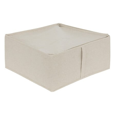 Storage Box, DRESSY RIGID BOX, 44,5 x 45,5 x H 20 cm, Beige in the group Storage / Storage boxes at SmartaSaker.se (40809)