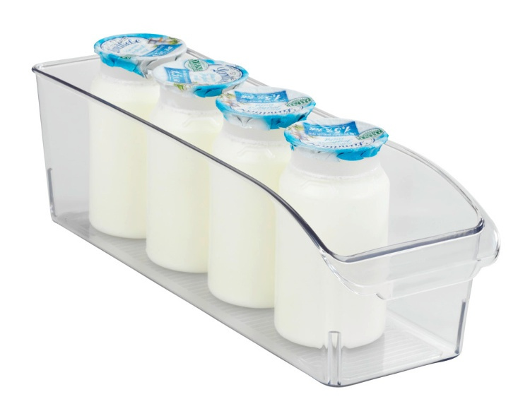 Storage box with handle, SMALL CABINET-ORGANIZER, 31 x 10 x H 9,5 cm, Clear in the group Storage / Kitchen storage / Kitchen cabinet organizers at SmartaSaker.se (40815)