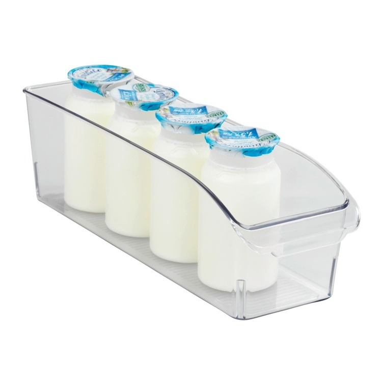 Storage box with handle, SMALL CABINET-ORGANIZER, 31 x 10 x H 9,5 cm, Clear in the group Storage / Kitchen storage / Kitchen cabinet organizers at SmartaSaker.se (40815)