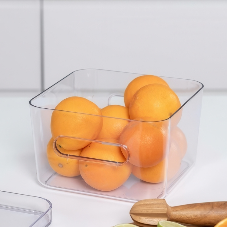 Storage Basket, SMARTSTORE COMPACT SQUARE MEDIUM, 20 x 20 x H 12 cm in the group Storage / Storage boxes / SmartStore storage boxes at SmartaSaker.se (40855)