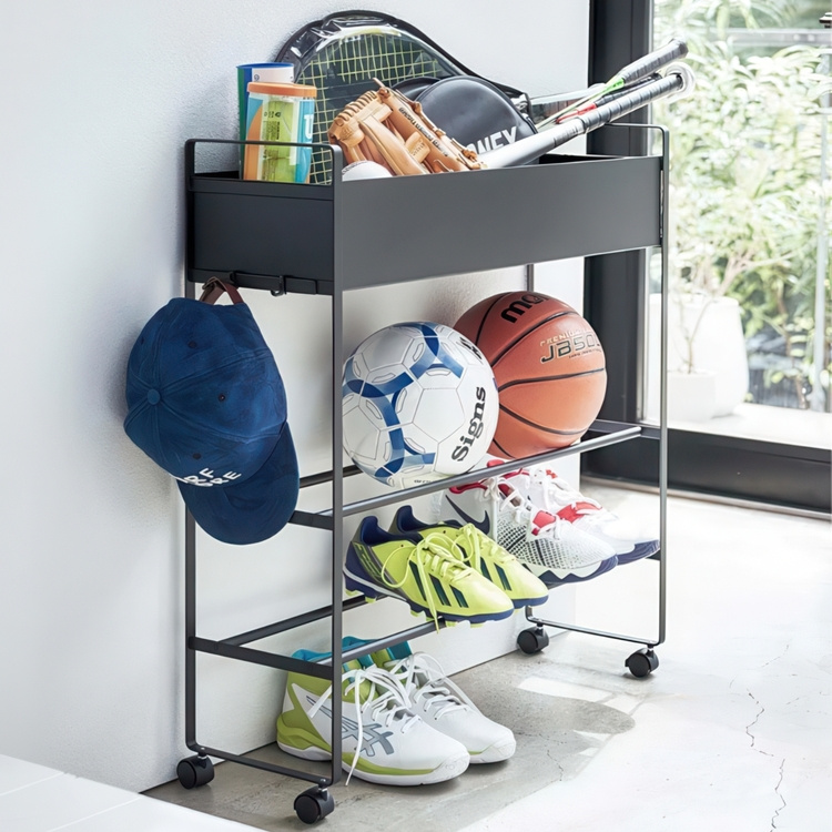 Storage Cart, ENTRYWAY TROLLEY, 75,5 x 22 x H 74,5 cm, Yamazaki in the group Storage / Hallway storage / Shoe racks at SmartaSaker.se (40882)