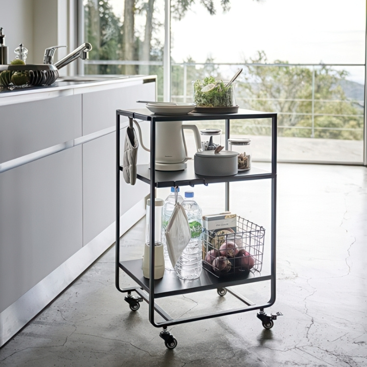 Storage trolley, TOWER WAGON, 38 x 49 x H 81,5 cm, Yamazaki in the group Storage / Hallway storage at SmartaSaker.se (40889)