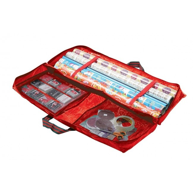 Storage bag, GIFT WRAP, 76 x 13 x H 25 cm, Red in the group Storage / Storage room and garage / Storage bags at SmartaSaker.se (40892)