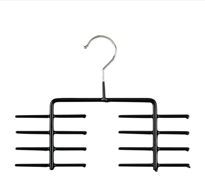 Hangers for 16 ties, MAWA KRAWATTENHALTER, 25cm, Non-Slip, Black in the group Storage / Wardrobe storage / Hangers and hooks at SmartaSaker.se (40922)