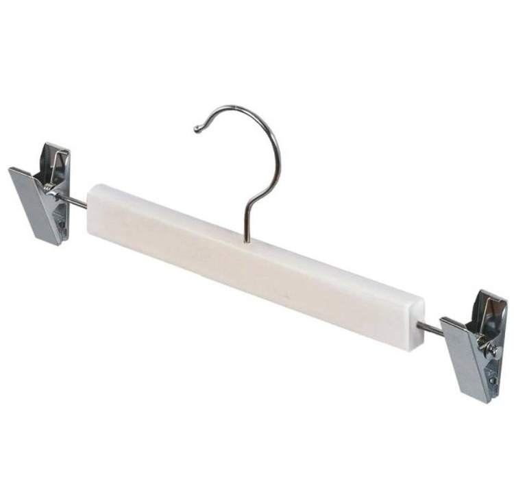 Hanger for skirts, Wood, LIVING, 30 x 1,5 cm, White wash in the group Storage / Wardrobe storage / Hangers and hooks at SmartaSaker.se (40945)