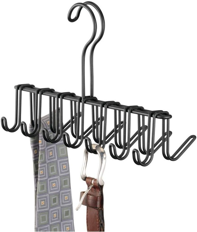 Hanger in metal, for scarves, belts, jewelry, CLASSICO, Black in the group Storage / Wardrobe storage / Hangers and hooks at SmartaSaker.se (40964)