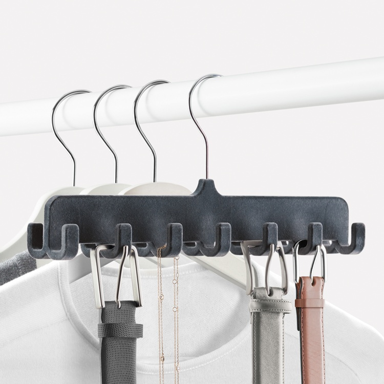 Hanger for scarves, belts, jewelry, etc, COLGADOR, Dark grey in the group Storage / Wardrobe storage / Hangers and hooks at SmartaSaker.se (40979)