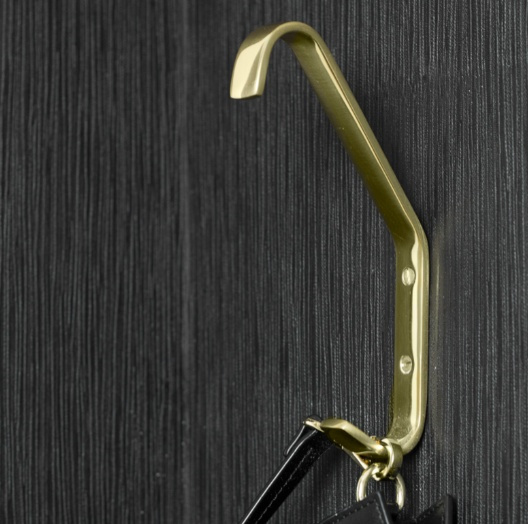 Hat hook, SKOLKROK 1020, 19 cm, Brass in the group Storage / Hallway storage / Hooks and hangers at SmartaSaker.se (41072)