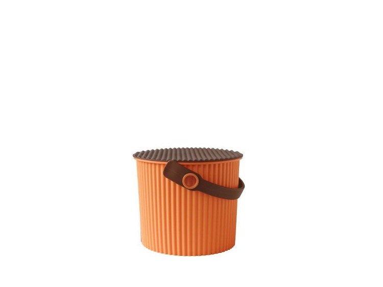Bucket / basket with lid, MINI OMNIOUTIL, 4 L, Apricot in the group Storage / Storage room and garage / Baskets and buckets at SmartaSaker.se (41078)