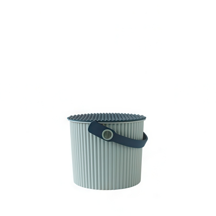Bucket / basket with lid, MINI OMNIOUTIL, 4 L, Light Blue in the group Storage / Storage room and garage / Baskets and buckets at SmartaSaker.se (41090)