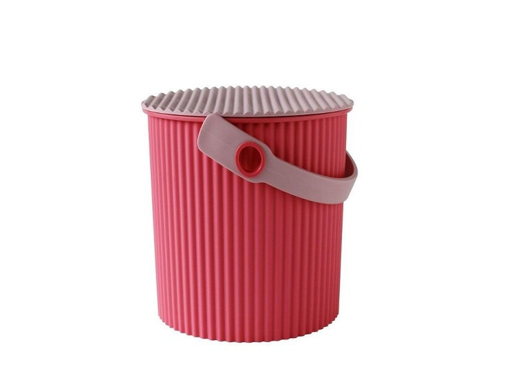 Bucket / basket with lid, LARGE OMNIOUTIL, 20L, Flamingo Pink in the group Storage / Storage room and garage at SmartaSaker.se (41096)