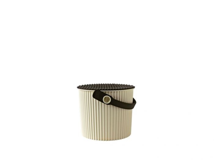 Bucket / basket with lid, MINI OMNIOUTIL, 4 L, Ivory in the group Storage / Storage room and garage / Baskets and buckets at SmartaSaker.se (41114)