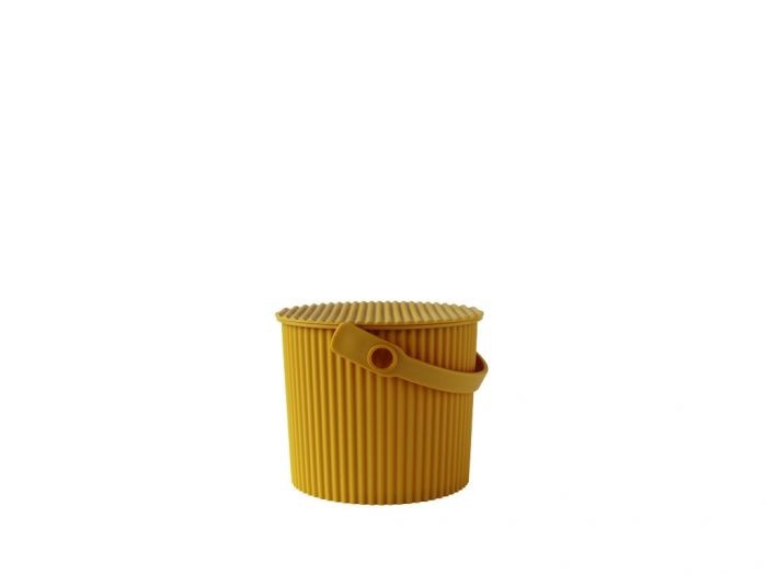 Bucket / basket with lid, MINI OMNIOUTIL, 4 L, Mustard in the group Storage / Storage room and garage / Baskets and buckets at SmartaSaker.se (41118)