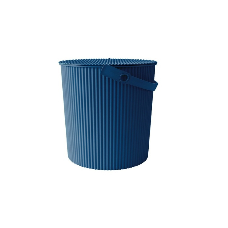 Bucket / basket with lid, SMALL OMNIOUTIL, 8L, Navy in the group Storage / Storage room and garage / Baskets and buckets at SmartaSaker.se (41123)