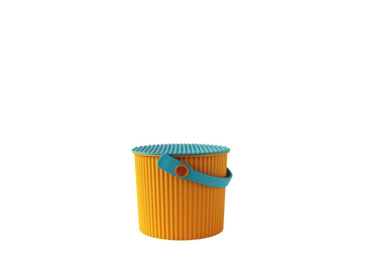 Bucket / basket with lid, MINI OMNIOUTIL, 4 L, Orange in the group Storage / Storage room and garage / Baskets and buckets at SmartaSaker.se (41126)