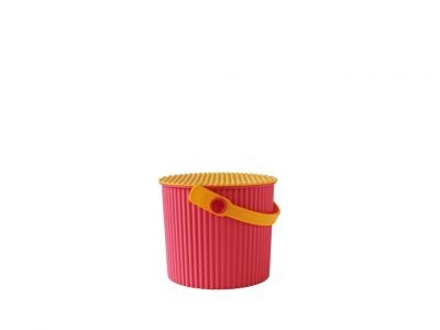 Bucket / basket with lid, MINI OMNIOUTIL, 4 L, Pink / Orange in the group Storage / Storage room and garage / Baskets and buckets at SmartaSaker.se (41130)