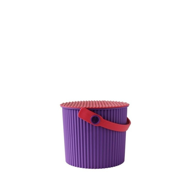 Bucket / basket with lid, MINI OMNIOUTIL, 4 L, Vivid Purple in the group Storage / Storage room and garage / Baskets and buckets at SmartaSaker.se (41151)