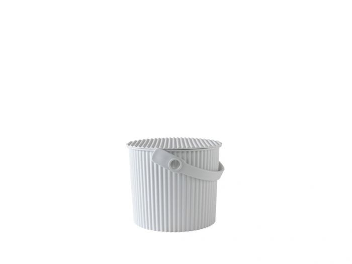 Bucket / basket with lid, MINI OMNIOUTIL, 4 L, White in the group Storage / Storage room and garage / Baskets and buckets at SmartaSaker.se (41154)