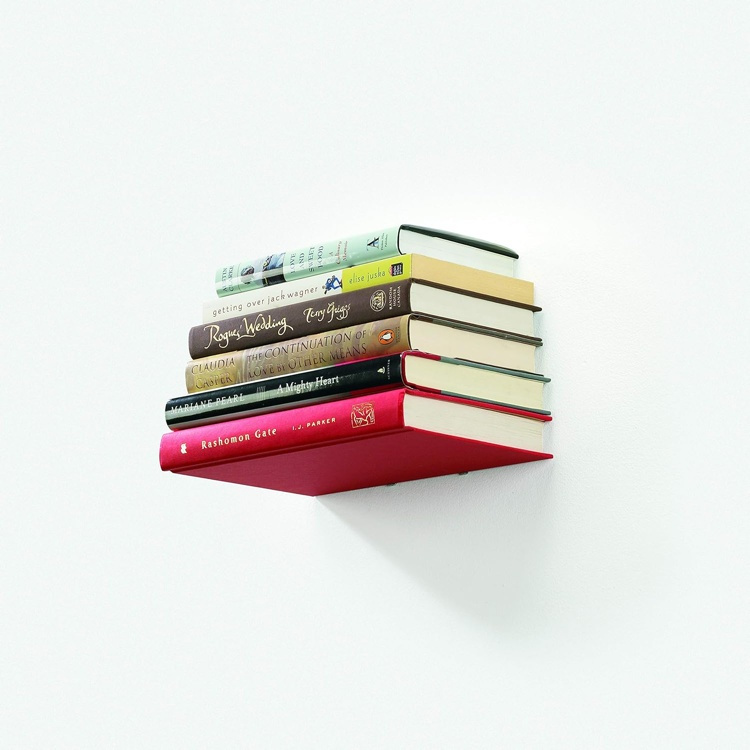 Invisible Book shelves, Set of 3, UMBRA CONCEAL LARGE, Silver in the group Storage / Office supplies / Bookends at SmartaSaker.se (41193)
