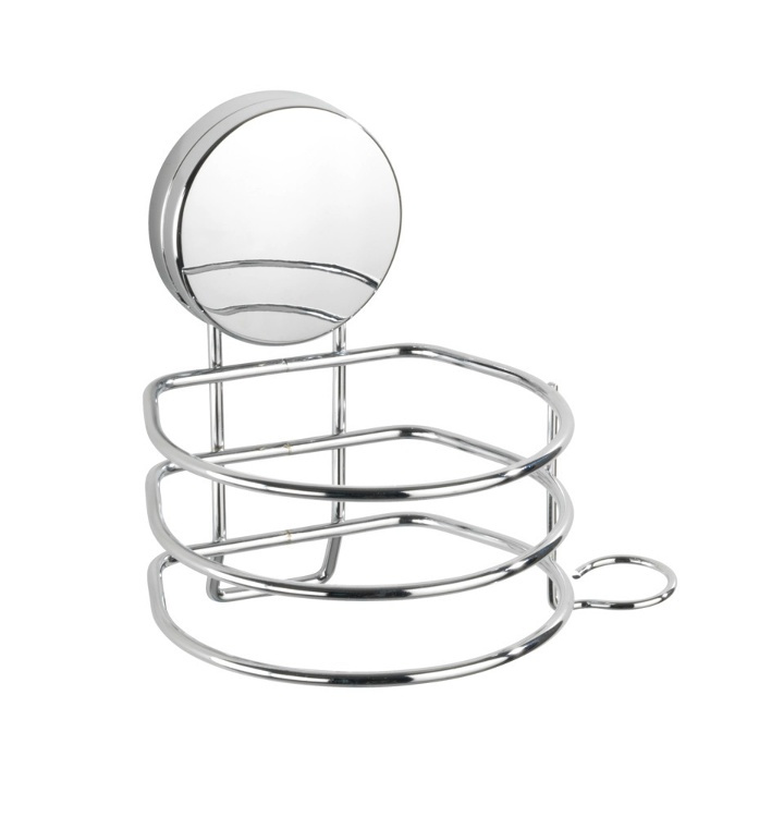 Holder for Hairdryer, Self-Adhesive, OSIMO STATIC-LOC, Silver in the group Storage / Bathroom storage at SmartaSaker.se (41211)