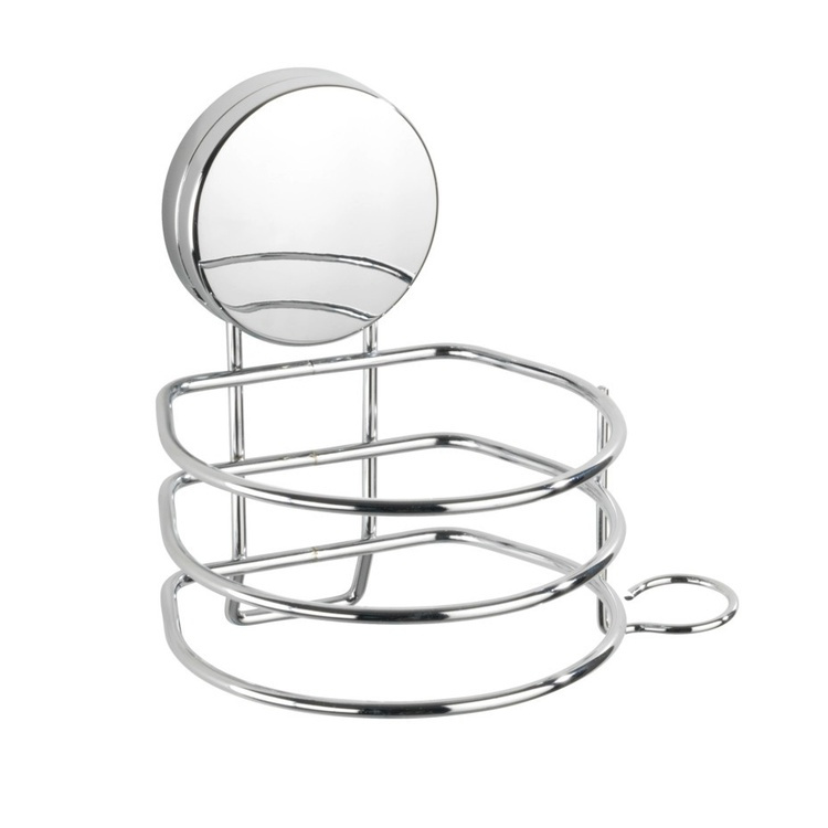 Holder for Hairdryer, Self-Adhesive, OSIMO STATIC-LOC, Silver in the group Storage / Bathroom storage at SmartaSaker.se (41211)