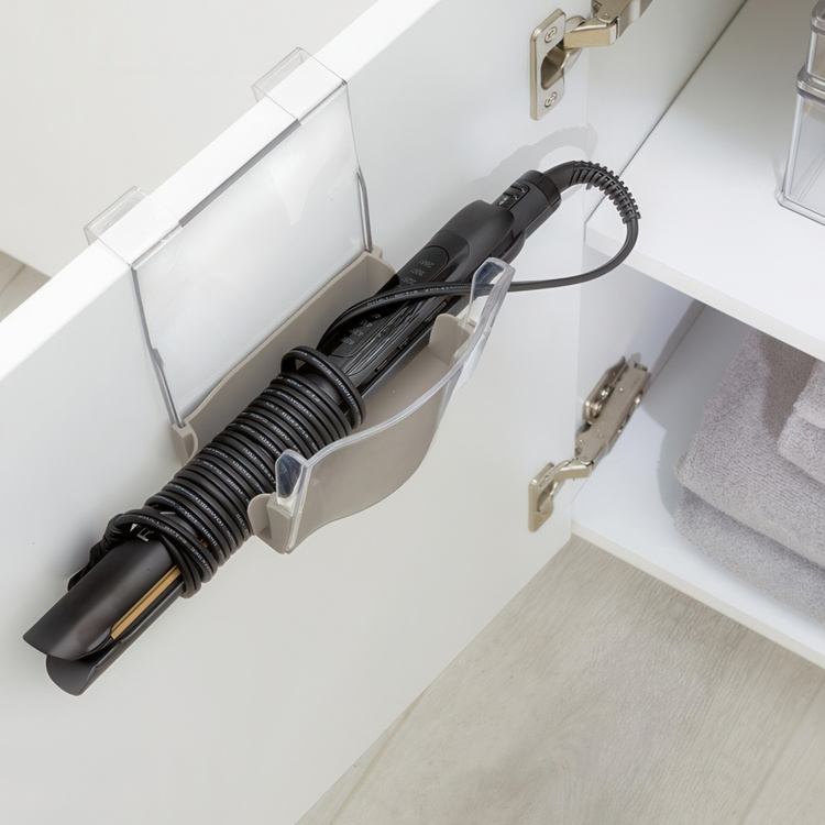 Organizer, Over Door, THE HOME EDIT HANGING HAIR TOOL, Clear / Grey in the group Storage / Bathroom storage at SmartaSaker.se (41215)
