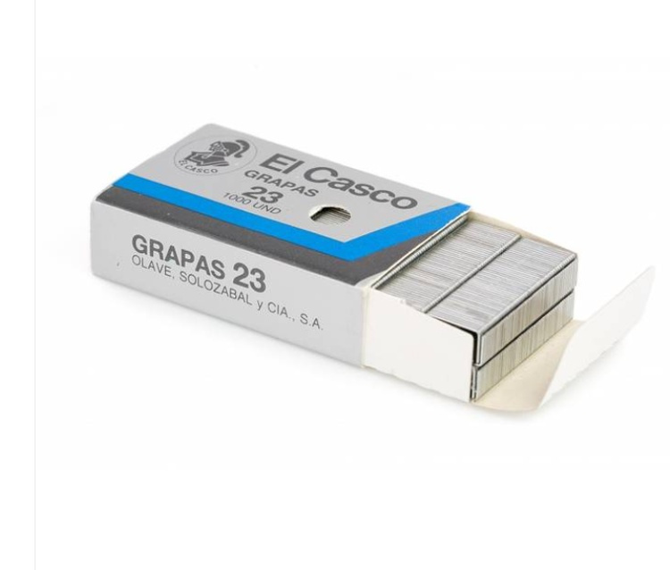 Staples, Set of 1000, EL CASCO No 23, Silver in the group Storage / Office supplies at SmartaSaker.se (41236)