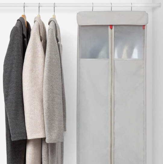 Hanging Wardrobe, PREMIUM COLGANTE, 50 x 40 x H 125 cm, Light Grey in the group Storage / Wardrobe storage at SmartaSaker.se (41278)
