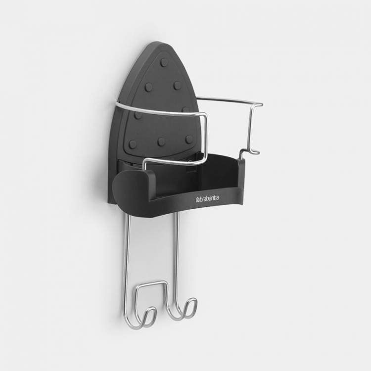 Hanger for Ironing board and iron, BRABANTIA IRON STORE, Dark Grey in the group Storage / Laundry and care / Ironing accessories at SmartaSaker.se (41289)