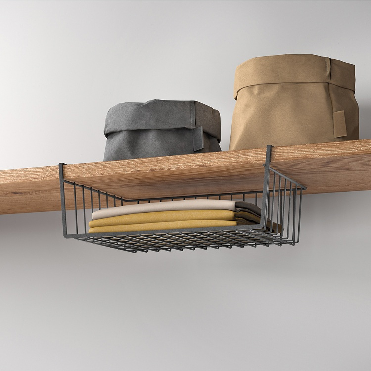 Hanging basket, LAVA LARGE, 40 x 26 x H 14 cm, Black in the group Storage / Kitchen storage / Kitchen cabinet organizers / Under shelf storage at SmartaSaker.se (41320)