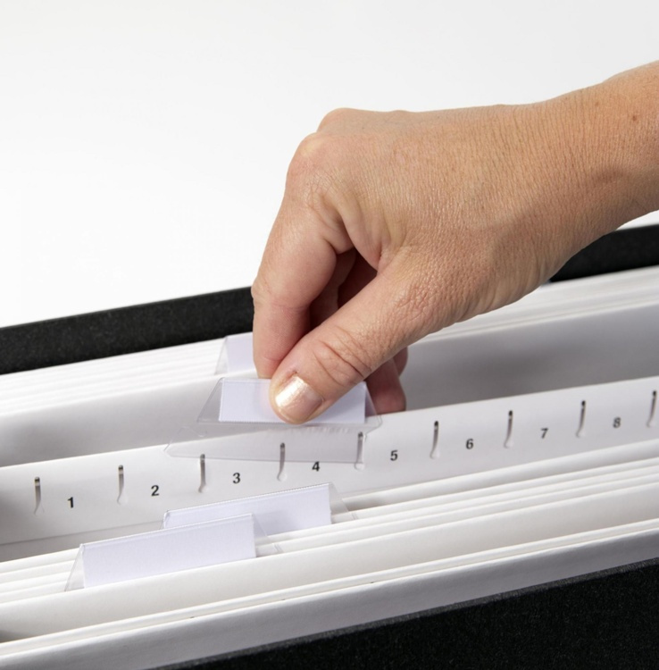 Hanging folders, Set of 8, HANGING FILES A4, 21 x H 29 cm, White in the group Storage / Office supplies at SmartaSaker.se (41324)