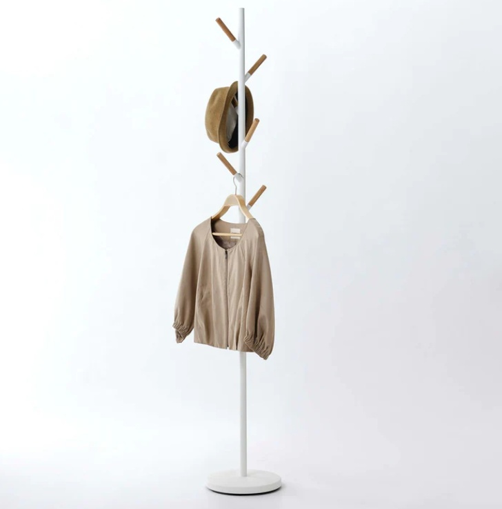 Coat Hanger, PLAIN TREE, Ø 28 x H 177 cm, Yamazaki , White in the group Storage / Bedroom storage / Clothes racks at SmartaSaker.se (41367)