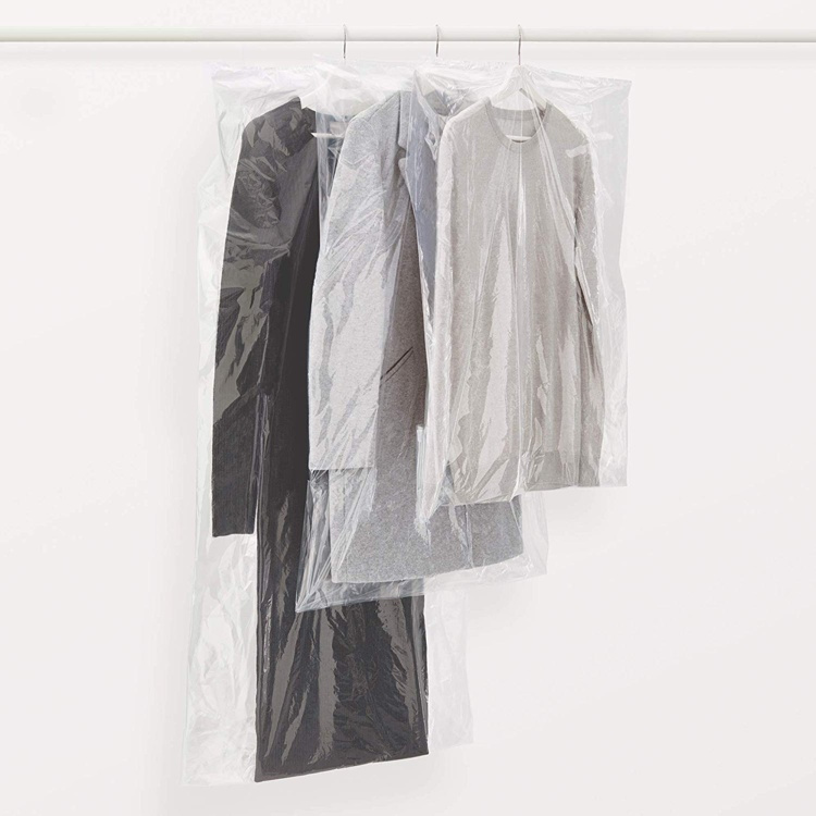 Cloth covers /Transparent Bags, Short, Set of 3, SACOS GUARDARROPA, 65 x H 100 cm, Clear in the group Storage / Wardrobe storage / Garment covers at SmartaSaker.se (41395)