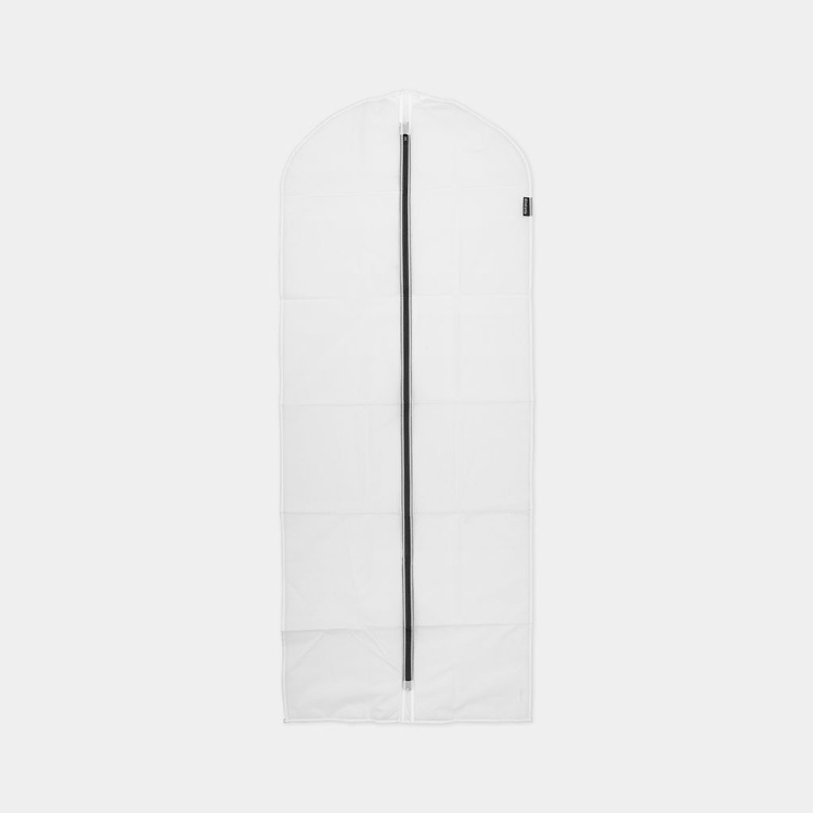 Clothes Cover, Extra Long, Set of 2, BRABANTIA - XL - 60 x H 150 cm, Transparent / Black in the group Storage / Wardrobe storage / Garment covers at SmartaSaker.se (41402)